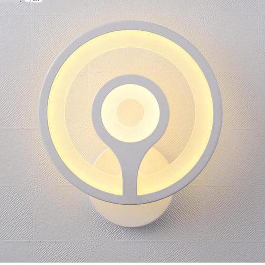 Aplica LED Zemrahome, Model K17-1, 3 Tipuri de Lumina, 35W, Alb