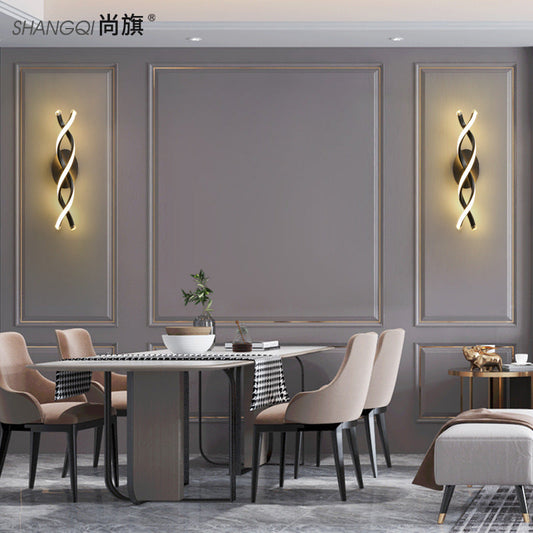 Aplica LED Zemrahome, Model B116, 3 Tipuri De Lumina, 36W, Negru