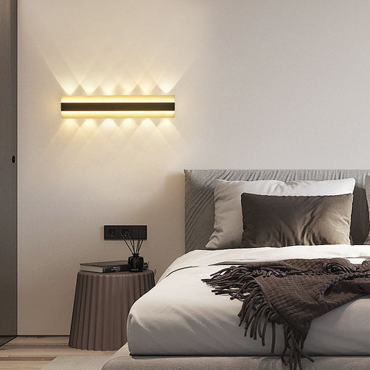 Aplica LED Zemrahome, Model B121/400, 3 Tipuri De Lumina, 24W, Alb/Negru