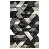 Covor, Tera Geometric, Gri, Modern, Living, Dormitor