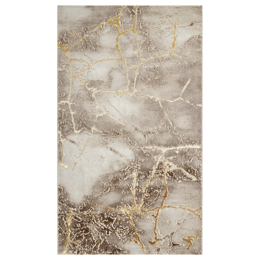 Covor Eterna Marble Bej/Gold, Living, Dormitor, Modern