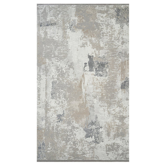 Covor, Anemon ,Living, Moderne ,Premium -T014A CREAM SILVER