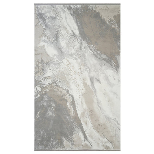 Covor, Anemon ,Living, Moderne ,Premium -T018A CREAM SILVER