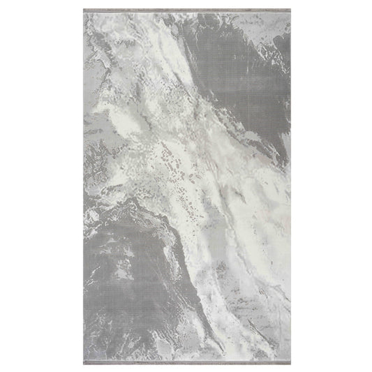 Covor, Anemon,Living, Moderne ,Premium -T018A SILVER L.GREY