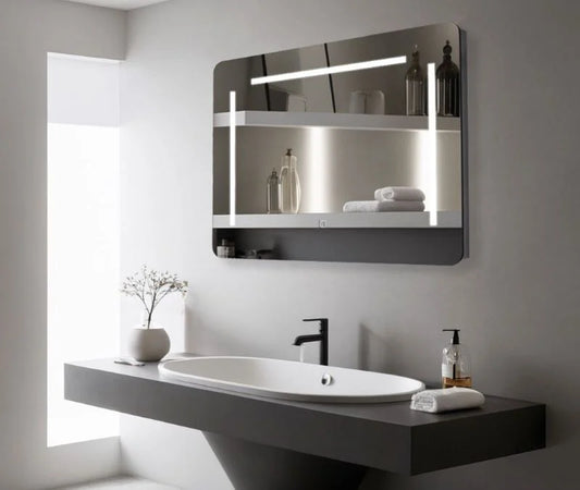 Oglinda LED Si Touch, 3 Tipuri de Lumina, 80 X 60 Cm, J184 Smack