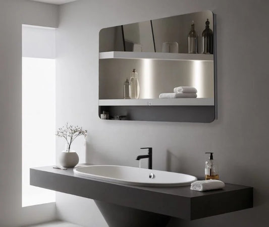 Oglinda LED Si Touch, 3 Tipuri de Lumina, 80 X 60 Cm, J184 Smack